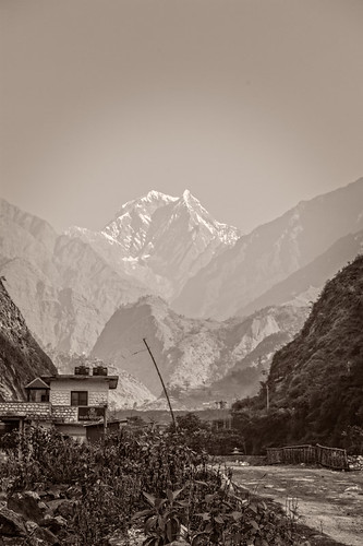 nepal mountains river tatopani westernregion