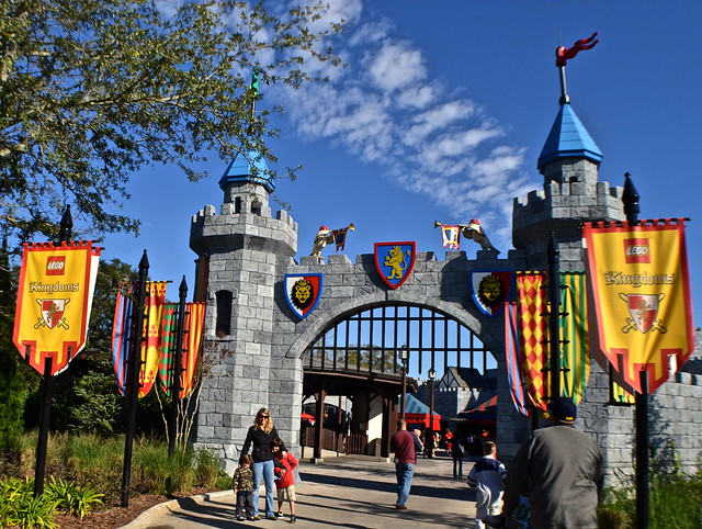 Legoland, Florida Entrance to the Kingdoms