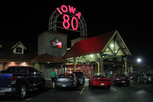 walcott iowa i80 truck stop worlds largest night