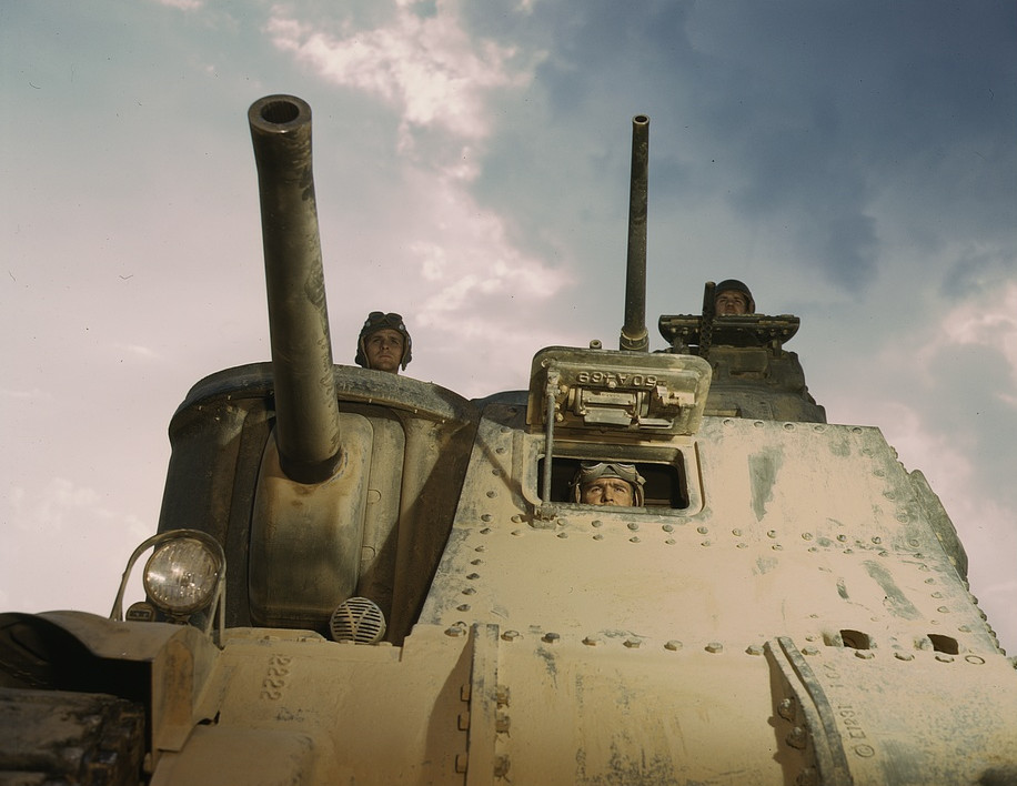M-3 tanks and crews, Ft. Knox, Ky