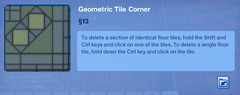 Geometric Tile Corner