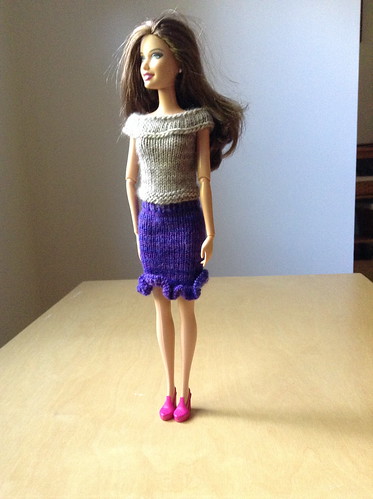 more Barbie knits