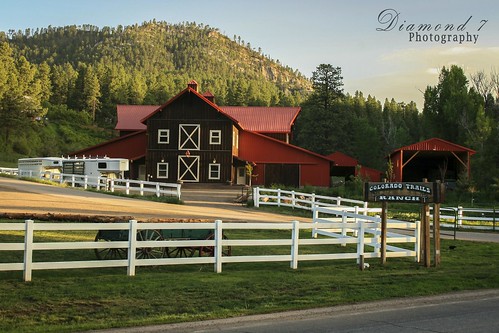 ranch wood trees sky horses cloud mountain mountains tree sign clouds barn fence wooden spring colorado trails trailer guest durango trailers
