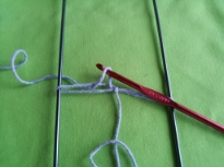 Hairpin Lace Step 2