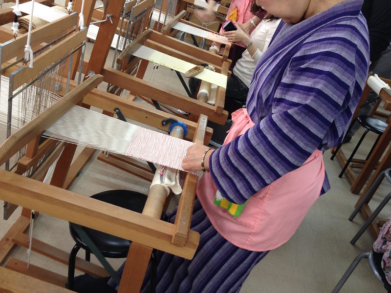 Hand Weaving Experience @ Nishijin Textile Kyoto