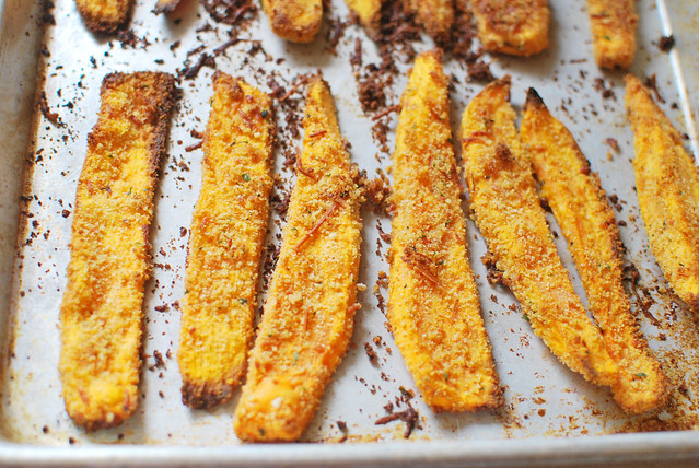 Parmesan Crusted Sweet Potato Fries Fake Ginger