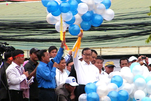 CNRP protest: Sam Rainsy