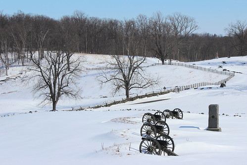 snow monument pennsylvania gettysburg civilwar vista battlefield nationalhistoricpark historicsite americancivilwar cemeteryridge culpshill