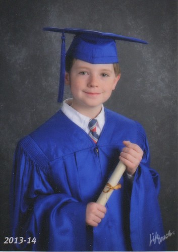 James 5th grade graduation picture