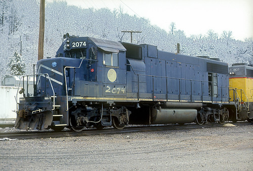 mp gp382 2074 railroad emd locomotive citter train chz