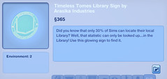 Timeless Tomes Library Sign by Arasika Industries