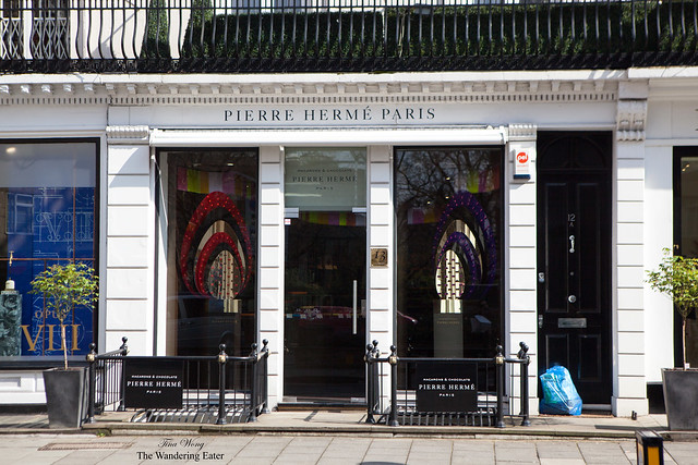 Entrace to Pierre Hermé (Belgravia, London location)