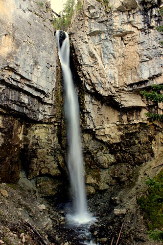 beauty creek waterfall falls yellowstone enchantress bushwhacking