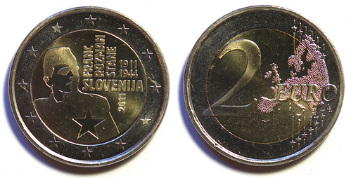 2 Euros de Eslovenia del 2011