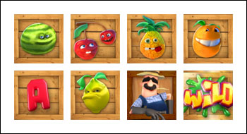 free Funky Fruits Farm slot game symbols