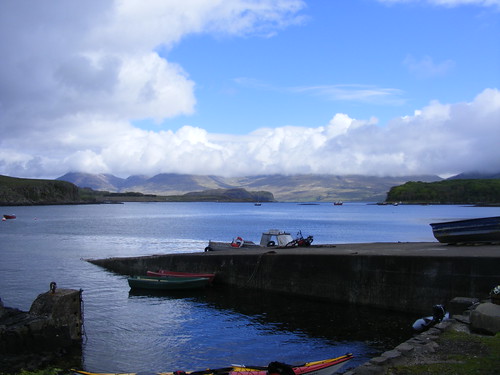 sea sky cloud mountain water ferry island scotland mull isle slipway ulva