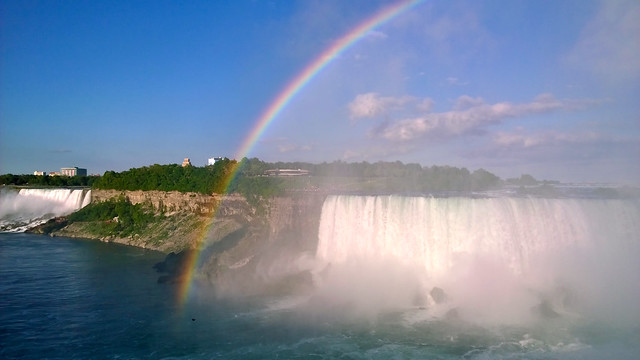 Horseshoe Falls with Rainbow