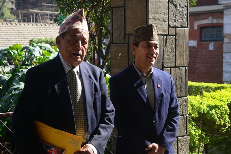 Dr. Ram Prasad Pokharel with Mr. Kiran Thapa