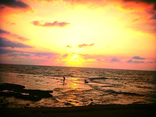 sunset sea sky lebanon sun beach yellow clouds fishermen mina rays tripoli elmina