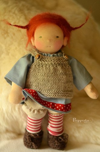 Pipi Duga, 12 inch waldorf inspired doll
