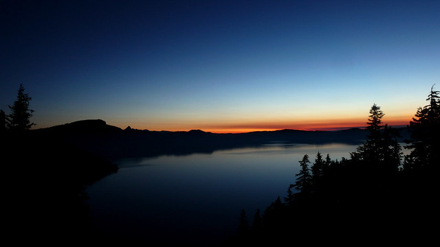 Dawn at Crater Lake