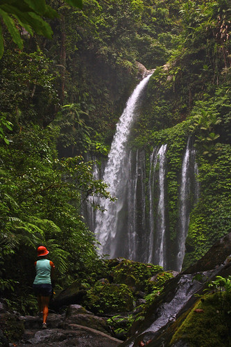 our favorite Senaru waterfall