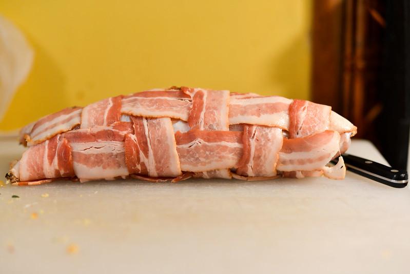 Bacon-wrapped Stuffed Turkey Breast