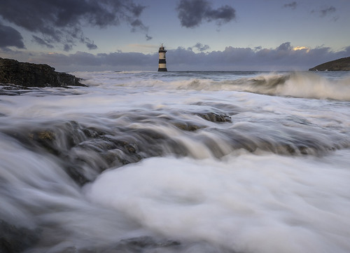 sea lighthouse seascape beach water wales landscape surf waves coastline breakers anglesey penmon
