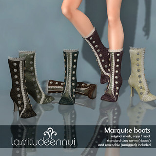 lassitude & ennui Marquise boots for We love RP