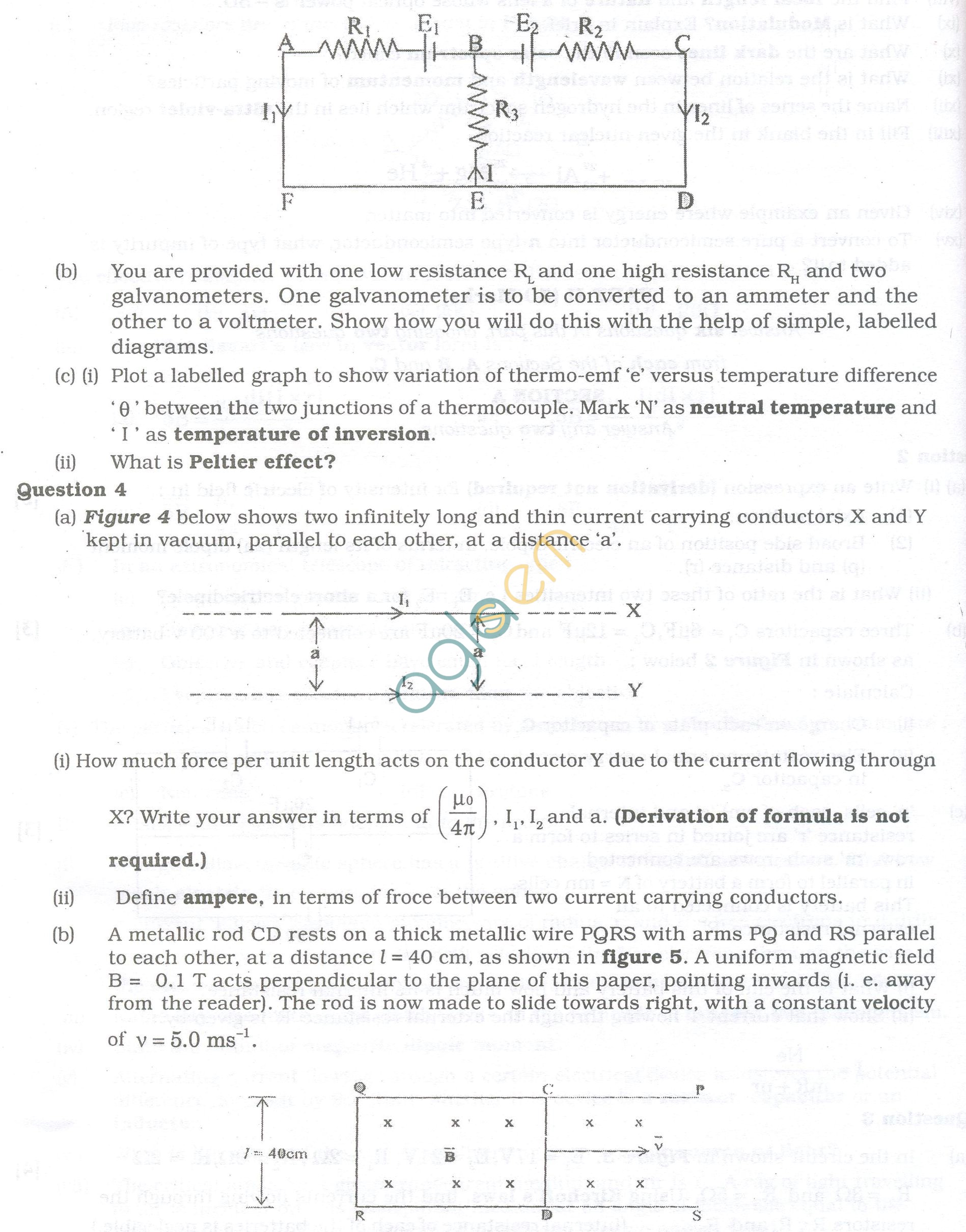 ISC Question Papers 2013 for Class 12 - Physics
