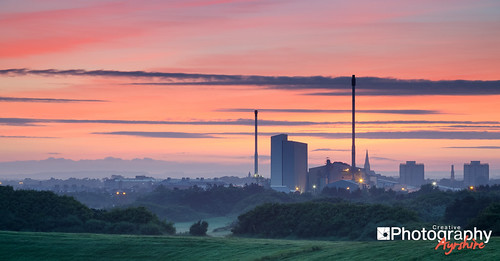 mist industry grass sunrise landscape dawn scotland factory irvine ayrshire beachpark ardagh cpastore