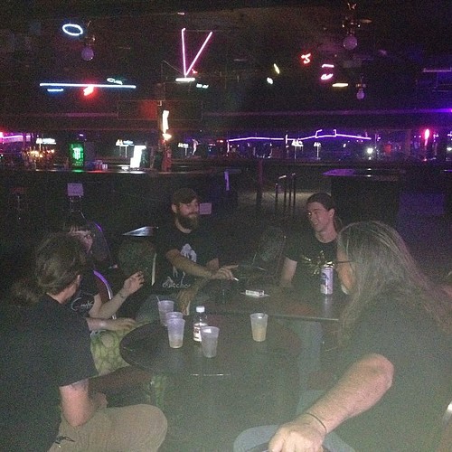 Hanging out before the show #OMM #battleofthebands