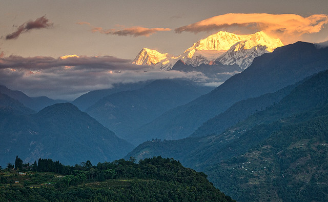 Sunrise in Sikkim
