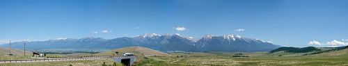 panorama mountains highway montana missionmountains