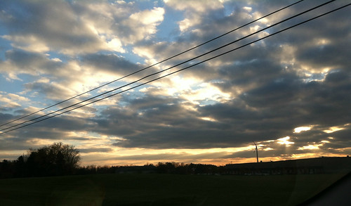 sunset ohio sky clouds cleveland iphone