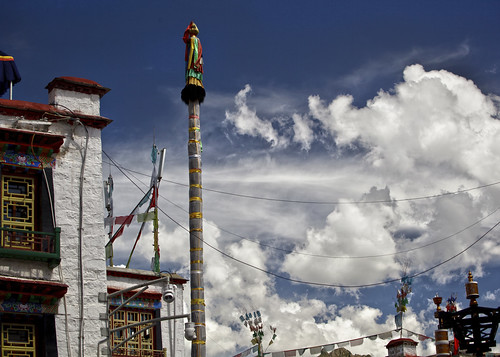 china sky clouds observation spirit buddhism tibet lhasa