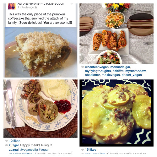 Collage of instagram screen shots