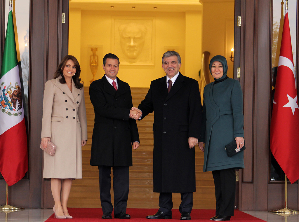 Ceremonia Oficial de Bienvenida, Palacio Presidencial Cankaya.