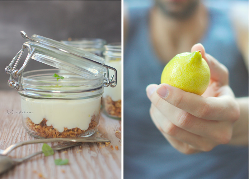 lime pie cheesecake in jar