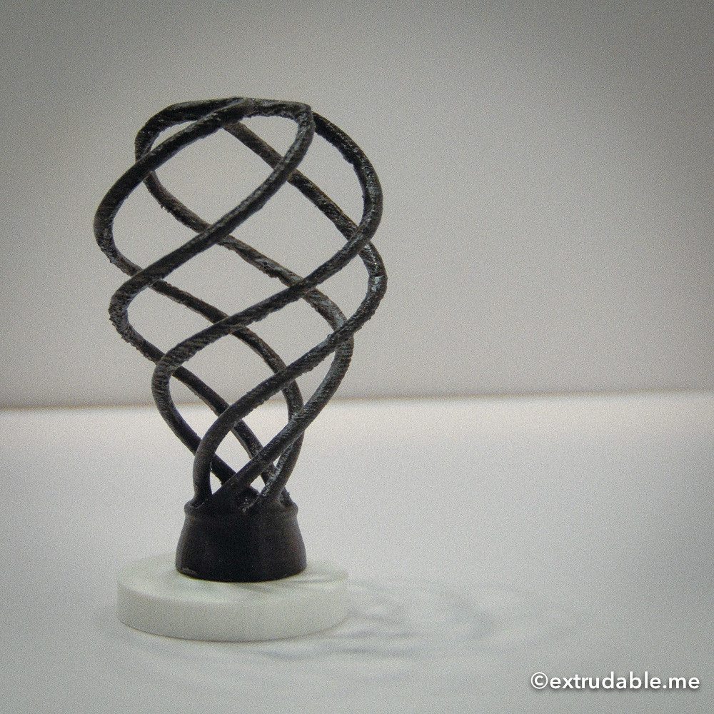 Spiral Lightbulb Sculpture