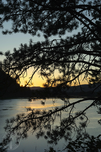 sunset lake idaho benewahlake