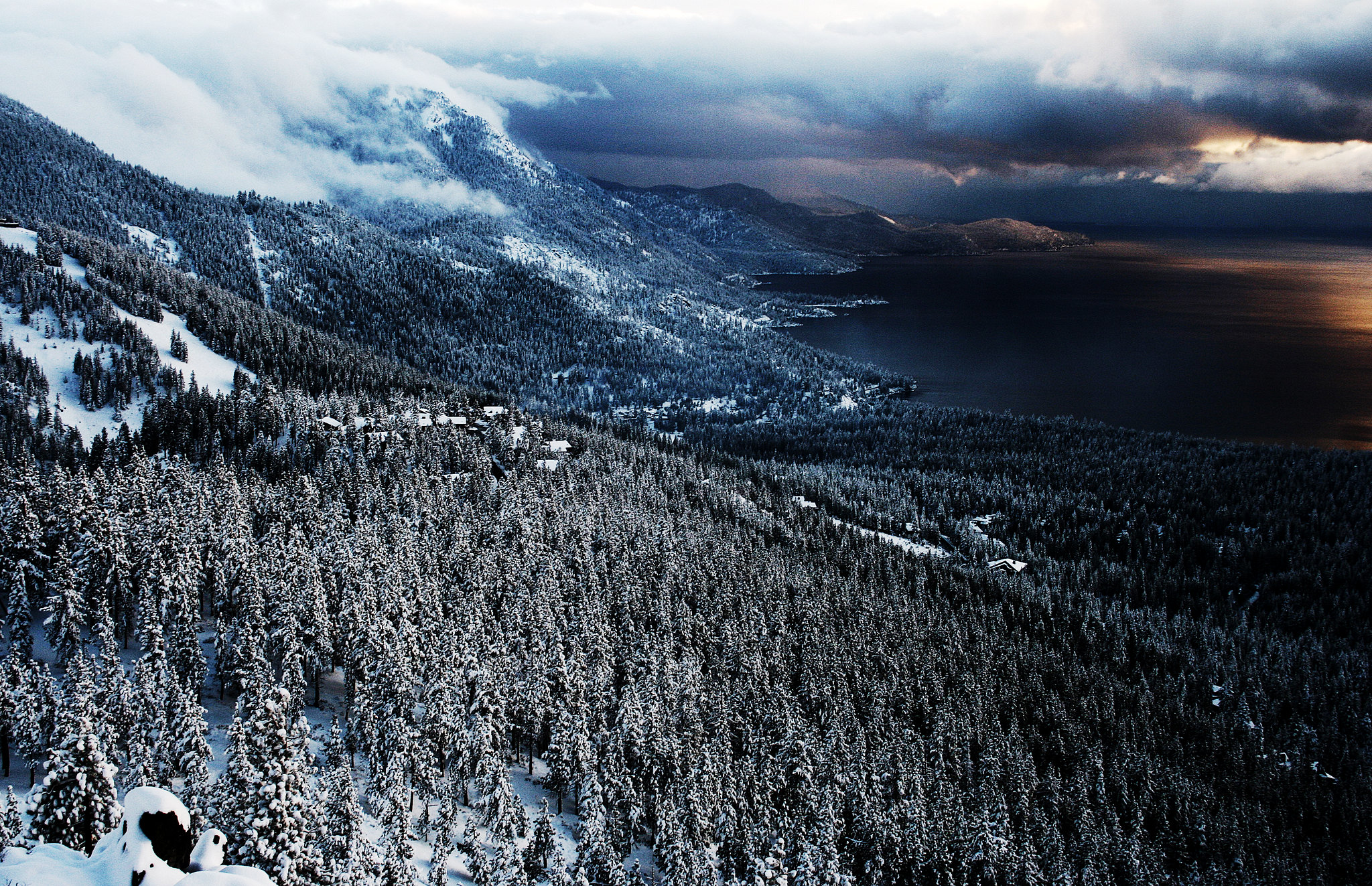 Lake Tahoe snow storm