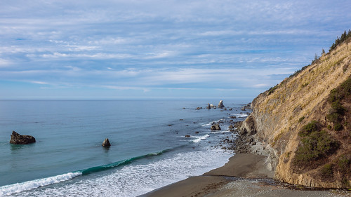 pacificocean california shore rocky water waves sky horizon cloudy day highway1 canon landscape oceanscape nature scenic scenery canoneos5dmarkiii sigma35mmf14dghsmart johnwestrock