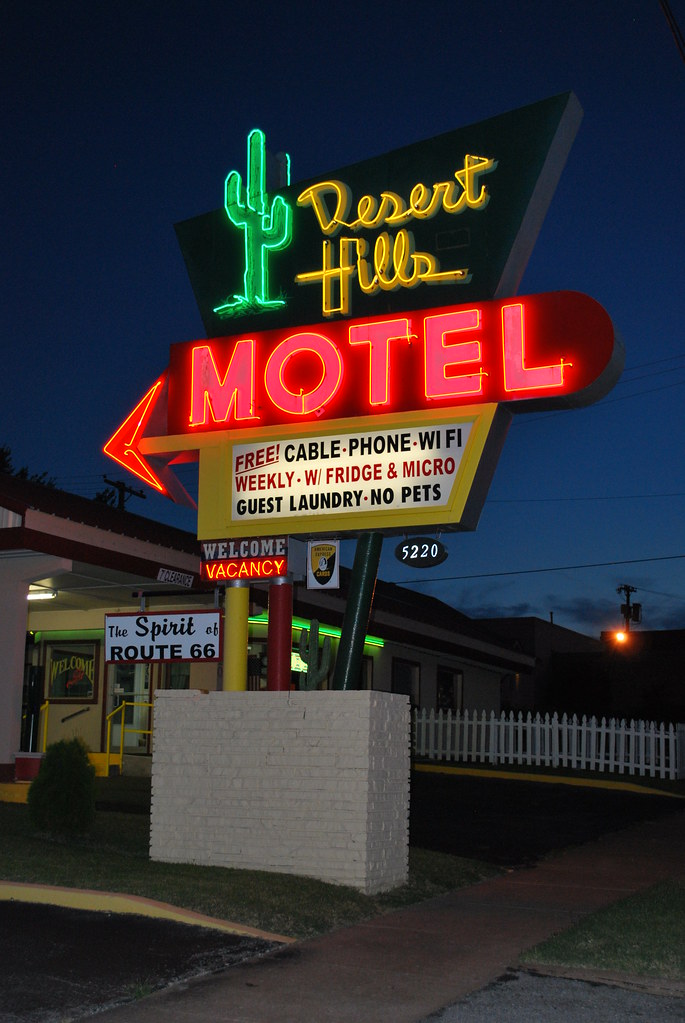 Desert Hills Motel - 5220 East 11th Street, Tulsa, Oklahoma U.S.A. - June 10, 2015
