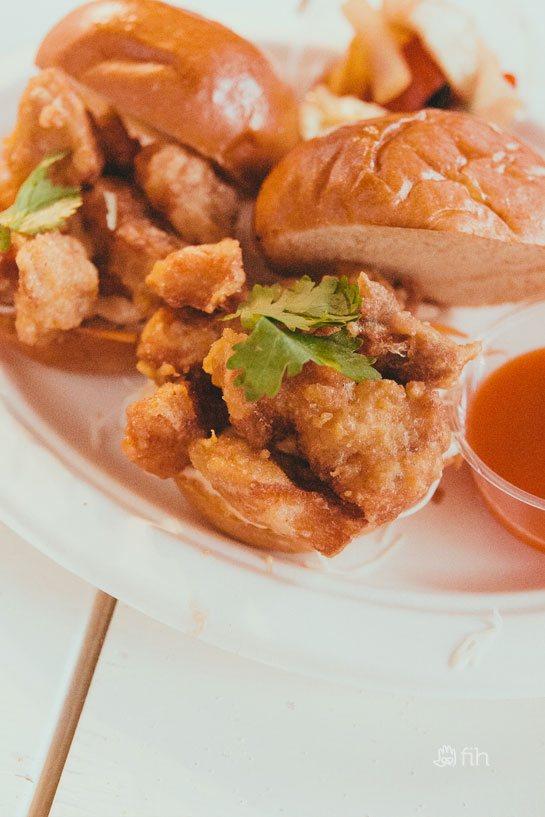 Korean Fried Chicken Sliders