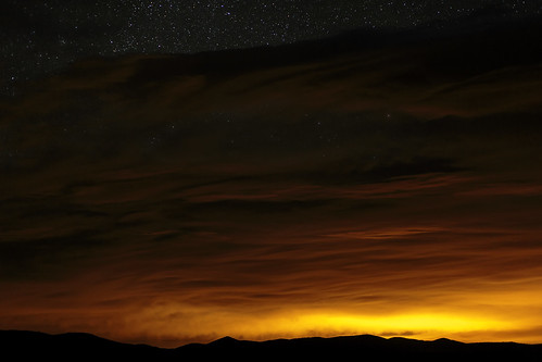 sky newmexico night clouds stars landscape desert cloudy smoke nm vla sanagustinplains