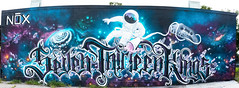 Seven Thirteen Kings Whole Wall Panoramic | Houston Texas Graffiti | 002