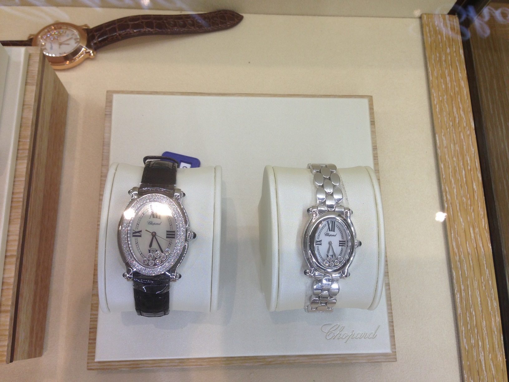 Chopard stainless steel watches