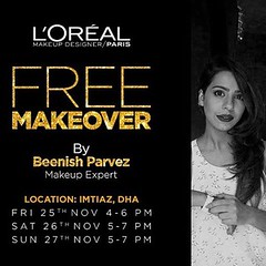 #L'Oréal #lorealpakistan #loreal #makeupartist #pakistan #karachi #lorealparis #celebrityarylist #beenishparvez