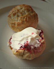 Scones with jam and cream, Jerpoint Park, Kilkenny, Ireland